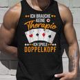 Doppelkopf Slogan Tank Top Geschenke für Ihn