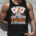 Doppelkopf Nie Unterm Fuchs Steche S Tank Top Geschenke für Ihn