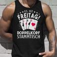 Doppelkopf Stammtisch Doppelkopf Tank Top Geschenke für Ihn