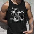 Drummer Rock Jesus Drums Tank Top Geschenke für Ihn