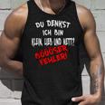 Du Denkst Ich Bin Klein Lieb & Nett Böser Fehler Tank Top Geschenke für Ihn