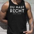 Du Hast Recht Wenig Ahnung Tank Top Geschenke für Ihn