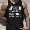 Endlich Rentner Zeit Zum CampingRetirement Camping Tank Top Geschenke für Ihn