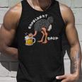 Engelbert Sauf Work Wear Ostrich Drinking Humour Tank Top Geschenke für Ihn