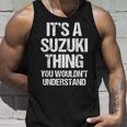 Es Una Cosa De Suzuki No Lo Entenderías Suzuki Camiseta sin mangas Regalos para él