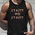 Et Kütt Wie Et Kütt Carnival Confetti Costume Outfit Tank Top Geschenke für Ihn