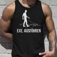 Exe Run Programmer Programming Computer Nerd Tank Top Geschenke für Ihn