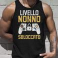 Festa Del Papà Livello Nonno Sbloccato Nonno Gaming Canotta Regalos para él