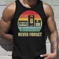 Never Forget Audio Cassette 70S 80S 90S Tank Top Geschenke für Ihn