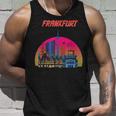 Frankfurt Retro Skyline Frankfurt Am Main Tank Top Geschenke für Ihn