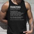 Franziska Lustig Spruch Definitionorname Geburtstag Tank Top Geschenke für Ihn