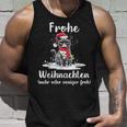 Frohe Weihnachten Grimmige Katzen Mehr Oder Weniger Froh Tank Top Geschenke für Ihn