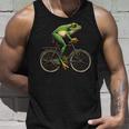 With Frosch Fährt Fahrrad Motif Tank Top Geschenke für Ihn