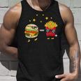 Burger And Pommes Friends Cheeseburger Hamburger Tank Top Geschenke für Ihn