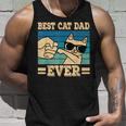 Cat Retro Best Cat Dad Ever Cat Lover Tank Top Geschenke für Ihn