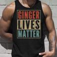 Ginger Lives Matter Retro Colours Redhead Tank Top Geschenke für Ihn