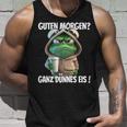 Guten Morgen Ganz Dünnes Eis Frog Motif Tank Top Geschenke für Ihn