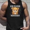 Hamster Meme Based Ich Hasse Menschen Tank Top Geschenke für Ihn