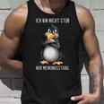 Penguin Ich Bin Nicht Stur Nur Meinungsstabil German Langu S Tank Top Geschenke für Ihn