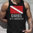Scuba Diving Diver Flag Scuba Do It Under Canotta Regalos para él