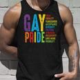 Gay Pride Equality Pride Fearless Freedom Human Rights LGBT Premium Tank Top Gifts for Him