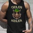 Geiler Keiler Wildsau Lumberjack Weidmannsheil Junghäger Tank Top Geschenke für Ihn