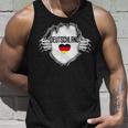 German National Flag Ich Liebe Deutschland Tank Top Geschenke für Ihn