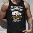 Großartige Männer Werden Zum Papa Beförderen Father Tank Top Geschenke für Ihn