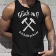 Happiness Up Auf Kohle Geboren Old Männer Malocher Pot Tank Top Geschenke für Ihn