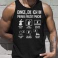 Hasen Kaninchen Hase Dinge Die Ich In Meiner Freizeit Mache Tank Top Geschenke für Ihn