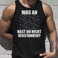 Was Hast Du Nichterstanden Dancing Dancer Dance Steps Tank Top Geschenke für Ihn