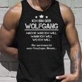 Ich Bin Der Wolfgang Mache Was Ich Will Wann Ich Will S Tank Top Geschenke für Ihn