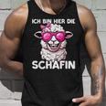 Ich Bin Hier Die Schäffin Tank Top Geschenke für Ihn