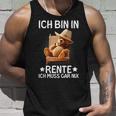 Ich Bin In Rente Ich Muss Gar Nix Bär Pensioner Tank Top Geschenke für Ihn