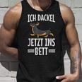 Ich Dachshund Jetzt Ins Bett Hund Müde Schlaf Sleep Tank Top Geschenke für Ihn