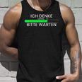 Ich Denke Informatiker It Nerd Itler Programmer Tank Top Geschenke für Ihn