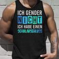 Ich Gender Nicht Ich Habe Einen Schulabschluss Blue Tank Top Geschenke für Ihn