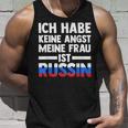 Ich Habe Keine Angst Meine Frau Ist Russin Tank Top Geschenke für Ihn