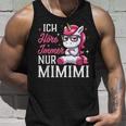 Ich Hörre Immer Nur Mimimi Heulsuse Heul Doch Einhorn German Tank Top Geschenke für Ihn