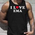 Ich Liebe Ema Passende Freundin & Freund Ema Name Tank Top Geschenke für Ihn