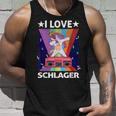 Ich Liebe Schlager Party Costume Folk Music I Love Schlager S Tank Top Geschenke für Ihn