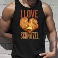 'Ich Liebe Schnitzel Für Wiener Schnitzelfresser' Tank Top Geschenke für Ihn