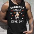 Ich Mag Halt Einfach Kühe Farmer Cow Tank Top Geschenke für Ihn