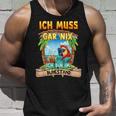 Ich Muss Gar Nichts Ich Bin Im Ruhestand Rentner Tank Top Geschenke für Ihn