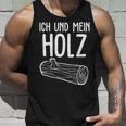 Ich Und Mein Holzfäller Forest Firewood Tank Top Geschenke für Ihn