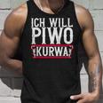 Ich Will Piwo Kurwa Original Pole Polska Poland Tank Top Geschenke für Ihn