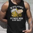 I'm Into Fitness Fit'Ness Beer In My Belly Fitness Tank Top Gifts for Him