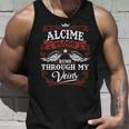 It's A Alcime Thing You Wouldn't Understand Alcime Last Name Blood Run Through My Veins Tank Top Gifts for Him