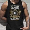 It's A Daniels Thing You Wouldn't Understand Personalized Last Name Daniels Family Crest Coat Of Arm Tank Top Gifts for Him