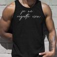 Je Ne Regrette Rien No Regrets France Tank Top Geschenke für Ihn